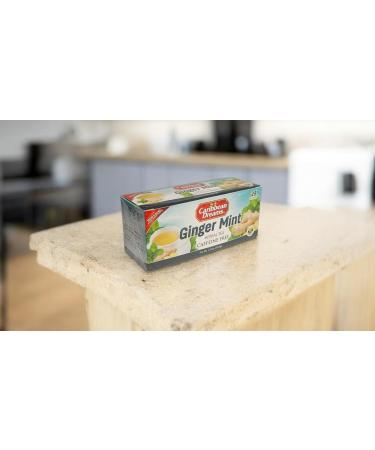 Caribbean Dreams Variety Tea Bundle Peppermint Honey & Ginger Ginger Mint and Instant Ginger Crystals (4-Pack) - Buy Online on GoSupps.com