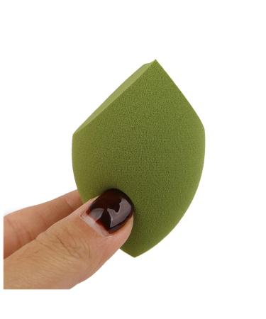 Makeup Sponge Beauty Egg Makeup Cosmetic Puff Makeup Sponge Cushion Foundation Powder Sponge Beauty Tool Women Make Up Accessories Makeup Sponge Holder(Green B)