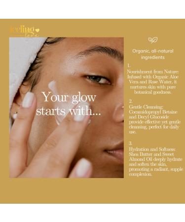 Feeling Love Rosewater Cleanser 40ml - Gentle Purifying Skincare for Radiant Skin | International Shipping - Buy Online on GoSupps.com