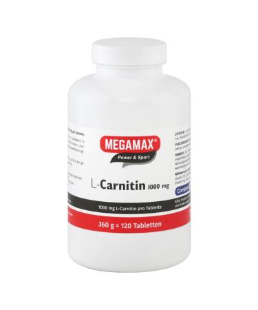 Megamax L Carnitin 1000mg 120 st