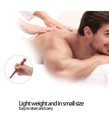 Wood Massage Stick for Foot & Hand Relief | Portable Reflexology Tool for Pain Relief at Home & Travel - Buy Online on GoSupps.com