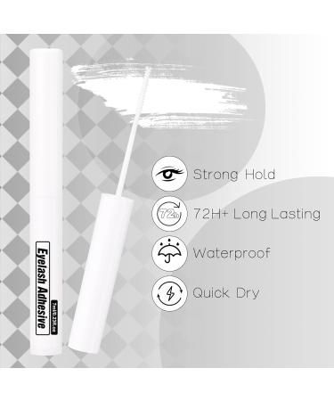 Mavphnee Lash Bond Waterproof Eyelash Glue | Strong Hold Long Lasting Adhesive with Super Thin Brush Ideal for International Shipping - Buy Online on GoSupps.com