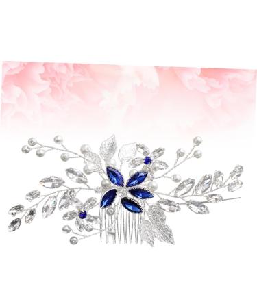 DOITOOL 1pc Bridal Hair Comb Hair Barrettes for Women Flower Hair Comb Combs for Women Crystal Hair Comb Pearl Wedding Comb Tiara Hair Comb for Bride Alloy Comb Simple Banquet Accessories - Buy Online on GoSupps.com