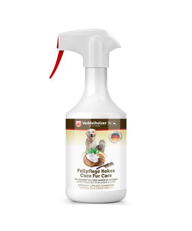 Veddelholzer 500 ml coconut fur care dog & cat.Disposing spray dogs cats puppies fur.Cats accessories dogs accessories dog perfume dogs accessories cat maintenance dog needs 500ml - Buy Online on GoSupps.com