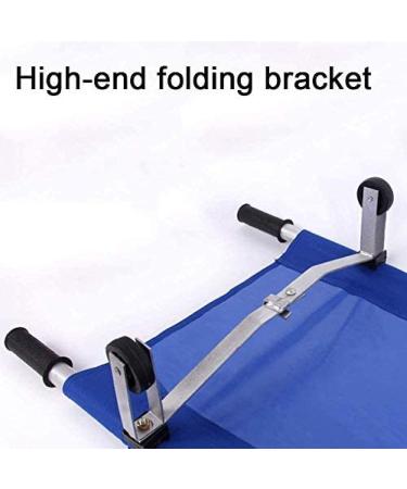Stretcher Bed Portable Folding Stretcher Multifunctional Foldable Stretcher Bed Emergency Transport Stretcher with Storage Bag Natural (Blue) - Buy Online on GoSupps.com