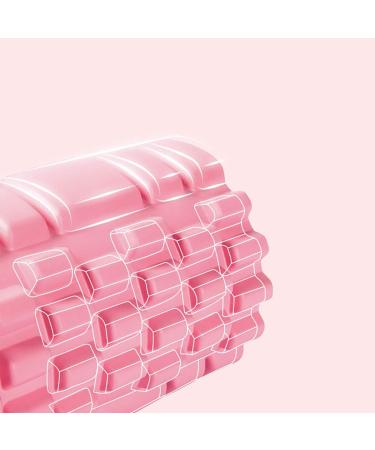 Buy Pink Pilates & Yoga Foam Roller | Multifunctional Fascia Roll for Muscle Strength & Massage | International Shipping Available - Buy Online on GoSupps.com