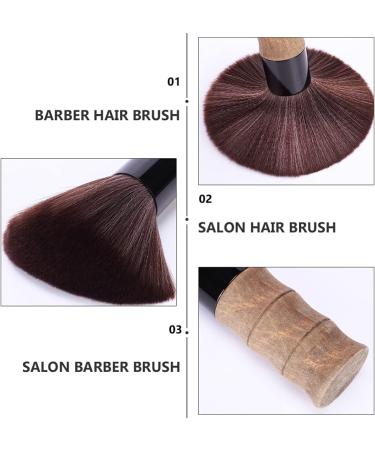 Lurrose Color Duster Barber Salon Brush Hair Cutting Neck Duster Brush Professional to Remove Loose Hair from Neckline and Ears After Haircut Stand Up Base Random Neck - Buy Online on GoSupps.com