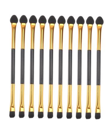 Balacoo 20pcs Double Ended Eyeshadow Brush Liquid Eyeshadow Eye Makeup Brush Women Makeup Brush Cosmetics 12x0.5cm As Shown
