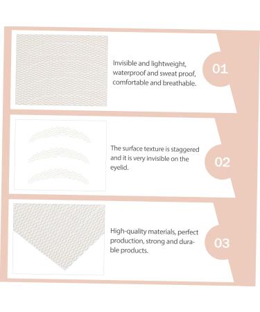 FRCOLOR 20pcs Lace Double Eyelid Sticker Girls Stickers Eyelid Stickers Eye Beauty Patch Hooded Post Net - Buy Online on GoSupps.com