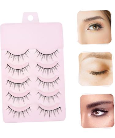 5 Pairs Fake Eyelashes Beauty Girl Fake Lashes Natural Eyelashes Beauty Accessory Natural False Eyelashes 3d False Lashes Fakes Woman Cosmetic Acrylic Chemical Fiber - Buy Online on GoSupps.com