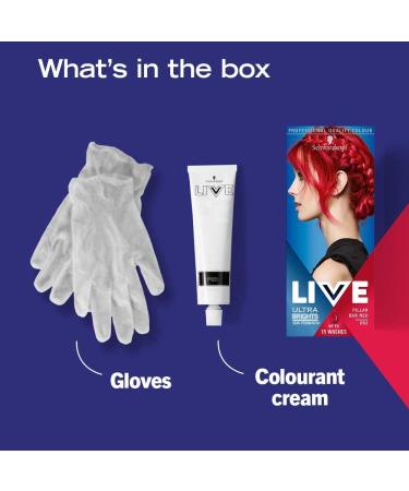 Schwarzkopf Ultra Brights Pillar Box Red 092 | Vibrant Semi-Permanent Hair Dye - 15 Washes - Buy Online on GoSupps.com