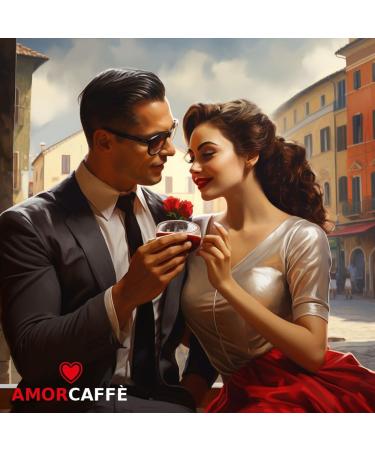Amorcaffe 100 Coffee Capsules Pods Compatible Lavazza A Modo Mio - Intenso taste - Buy Online on GoSupps.com