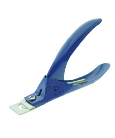 Nail Clippers Tip Cutters for Acrylic False Fake Gel Artificial Nails Rustproof Sharp Professional Manicure Pedicure Trimmer Nail Care Tools (Blue)