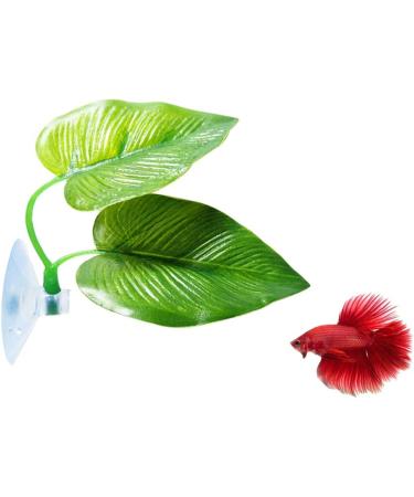 Cousduobe Betta Fish Leaf Pad - Enhances Health with Double Leaf Design for Natural Habitat Simulation - Buy Online on GoSupps.com