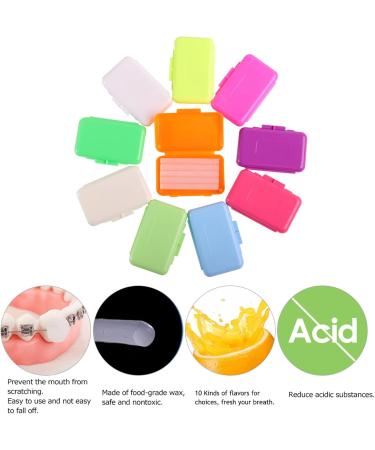Xiyinli Tooth Wax for Orthodontic Pain Relief - 1 Pack 5 Stripes Rose Red - Ideal Oral Care for Braces Wearers - Buy Online on GoSupps.com