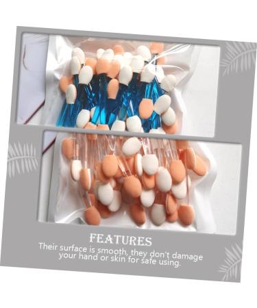FOMIYES 120pcs Double Ended Eye Shadow Stick Makeup Brush Dual-side Eyeshadow Tool Woman Sponge - Buy Online on GoSupps.com