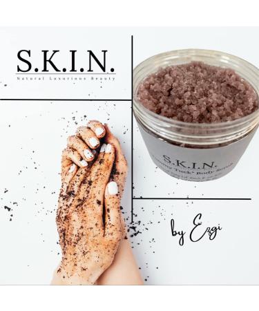 Natural Body Scrub Tummy Tuck | Handmade Rejuvenating & Firming | S.K.I.N. by Ezgi | 10oz | Smooth & Relaxing Skin Care - Buy Online on GoSupps.com
