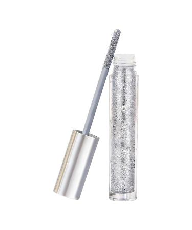 Shiny Mascara for Eyelashes - Bright and Sparkling Eye Makeup - Long-Lasting Mascara with Luminous Effect for Makeup Girlfriend Friends Women Wedding Evening Going Out Stage Prom H