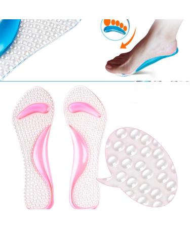 FOMIYES Shoe Pad Cushion Insoles for Women - Clear Footbeds & Heel Inserts for Fasciitis Relief - Buy Online on GoSupps.com