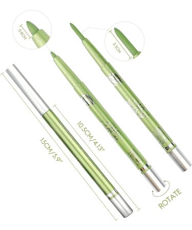 Chargenyang 12 PCS Colorful Eyebrow Pencil Eyeliner Eyebrow Lip Liner Pencil Pen Makeup Cosmetic Set Kit Retractable Long-Lasting Smooth Waterline Eye Liner Lip Liner Eyeshadow Eyeliners for Women - Buy Online on GoSupps.com