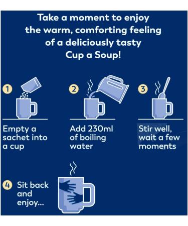 Batchelors Cup a Soup Mushroom 4 Sachets 99g - Buy Online on GoSupps.com