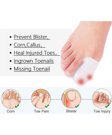 Mofun Digital Toe Caps x2 | Gel Toe Protection | Conditions & Softens | Protects Against Pressure & Friction (Large/X Large) Large / X Large - Buy Online on GoSupps.com