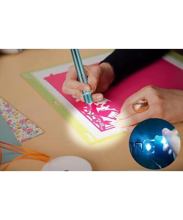 Rechargeable LED Vinyl Weeding Tool with Hook Tweezers - Compatible with Cricut, Silhouette, Siser, Oracal Vinyl - Buy Online on GoSupps.com