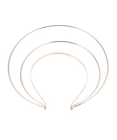 SOLUSTRE Angel Halo Headband Gold Celestial Crown Headpiece Goddess Graceful Tiara Hair Hoop Good for Women Bridal Wedding Cosplay Halloween Party Use