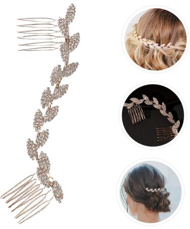 Angoily Bridal Hair Accessories Crystal Wedding Hair Accessory Pearl Hair Barrettes Crystal Hair Clips Pearl Hair Accessories for Women Rhinestones Zinc Alloy Women's Hair Comb - Buy Online on GoSupps.com
