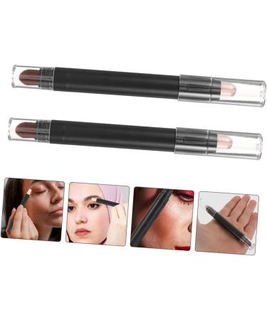 LALADEFIEE 2pcs Eye Makeup Tool Eyeshadow Brushes Eye Shadow Eye Makeup Kit Eye Makeup Brushes Abs Black - Buy Online on GoSupps.com