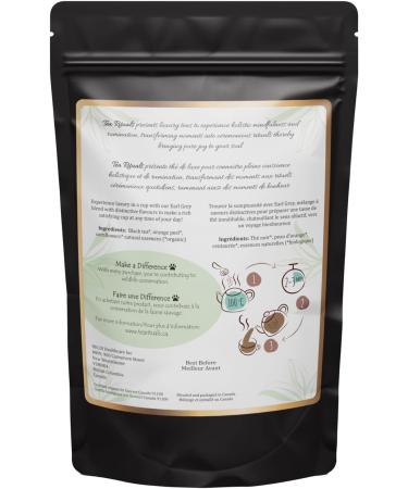 Tea Rituals Earl Grey Black tea Organic Loose leaf tea - Royal Cream Bergamot and blue cornflowers (50+ cups per 100gms) Brew Hot & Iced tea Resealable Pouches - Buy Online on GoSupps.com