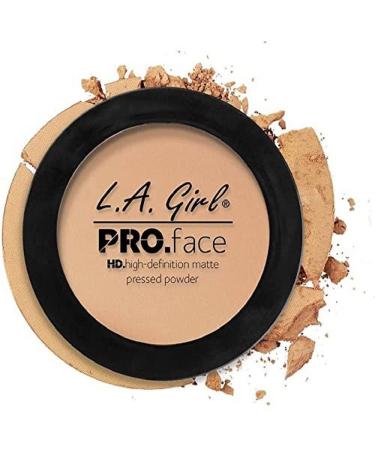 L.A. Girl Pro Face HD Matte Pressed Powder Nude Beige 0.25 oz (7 g)