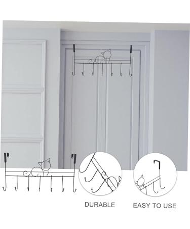 SOESFOUFU Cabinet Towel Holder Wall Mount Coat Rack Hat Hangers Outdoor Hooks Over The Drawer Rack Cupboard Door Hanging Storage - Buy Online on GoSupps.com