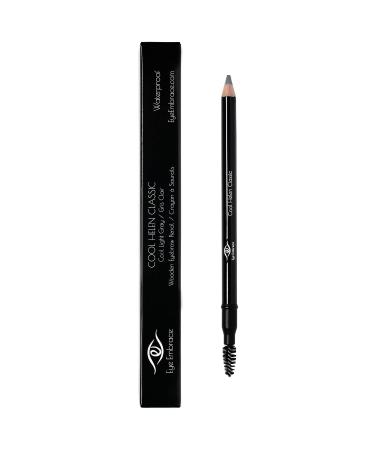 Eye Embrace Cool Helen Classic Light Gray Waterproof Eyebrow Pencil - Dual-Ended with Sharpener & Spoolie Brush - Cruelty-Free - Buy Online on GoSupps.com