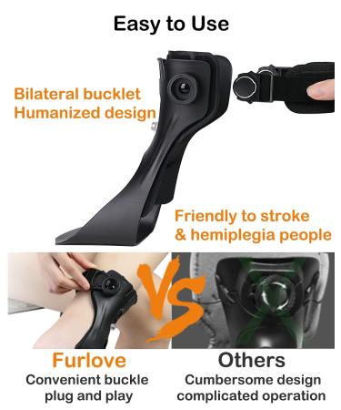 AFO Drop Foot Brace 2023 - Upgraded Medical Ankle Support with Airbag for Stroke Patients - Right L - Buy Online on GoSupps.com