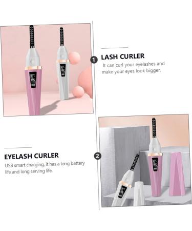 Buy 1pc Electric USB Heated Eyelash Curler - Rechargeable & Portable Lash Curling Device for Perfect Lashes - Buy Online on GoSupps.com