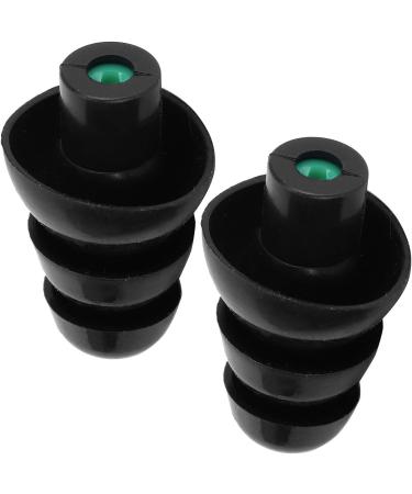 Tree Shape Design Silicone Earplugs for Swimming, Waterproof & Fashionable - Black - Buy Online on GoSupps.com