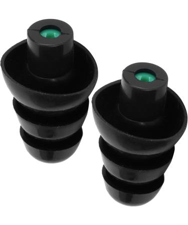 Buy Black Reusable Ear Plugs - Waterproof Noise Reduction & Swimming Earplugs with Multi-Mode Filter - Buy Online on GoSupps.com