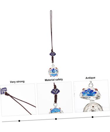 2pcs Sachet Ball Pendant DIY Crafts Phone Strap Cell Hollowed Charm Pendant for DIY String Hanging Silverx4pcs 11X2.3CMx4pcs - Buy Online on GoSupps.com