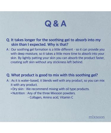 Mixsoon Glacier Water Ice Soothing Gel 150ml Refreshing Hydration for All Skin Types | Fast International Shipping - Buy Online on GoSupps.com