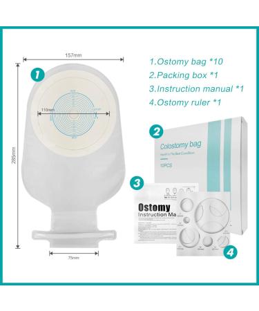 Buy Drainable Colostomy Bags | One Piece Cut to Fit 20-70MM | Quality Ostomy Supplies for International Shipping - Buy Online on GoSupps.com
