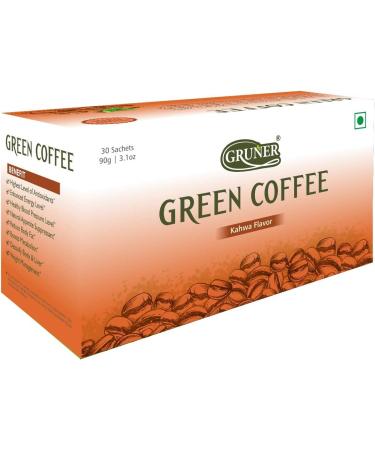 Green Coffee 100% natural - Kahwa Flavor - 30 Sachets