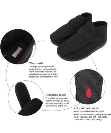 JCJNSL Footloose Men's Diabetic Orthopedic Bar-Strap Shoes - Easy Fit Wide Slippers with Adjustable Touch Fastening for Comfort and Support - Buy Online on GoSupps.com