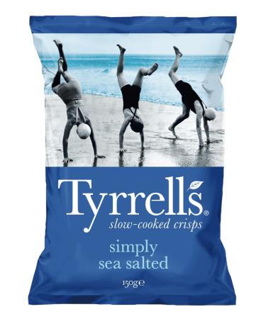 Tyrrells slow-cooked crisps Lightly Sea Salted (1 x 150 g) Lightly Sea Salted 150 g (1 pack)
