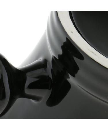 Premium Black Ceramic Shaving Bowl Soap Dish | Eco-Friendly & Stylish Grooming Essentials - Buy Online on GoSupps.com