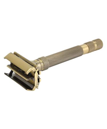 Double Edge Safety Razor - Reusable Manual Metal Razor for Men | Eco-Friendly Travel Shaving Solution - Buy Online on GoSupps.com