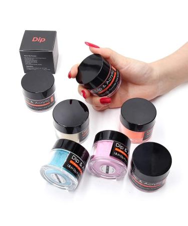 Gray Dip Powder with Added Calcium Vitamin for DIY French Manicure | Odor-Free, Long-Lasting Salon Quality Nail Art | No Lamp Needed (018) - Buy Online on GoSupps.com