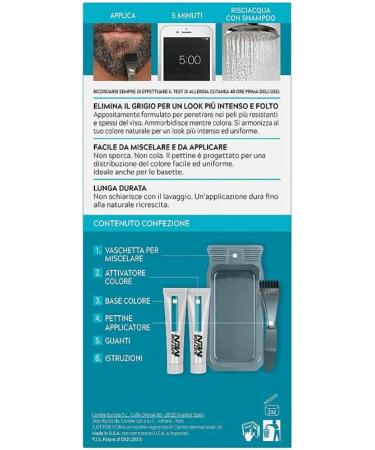 Just For Men Hair dye for beard and mustache permanent without ammonia M25 2 x 14 ml 3 pieces - Buy Online on GoSupps.com