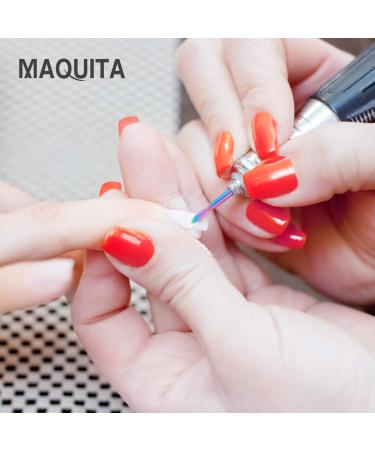 MAQUITA 8pcs Tungsten Steel Electric Nail Drill Bits Set - Manicure Pedicure Kit for Home Salon Use - Buy Online on GoSupps.com