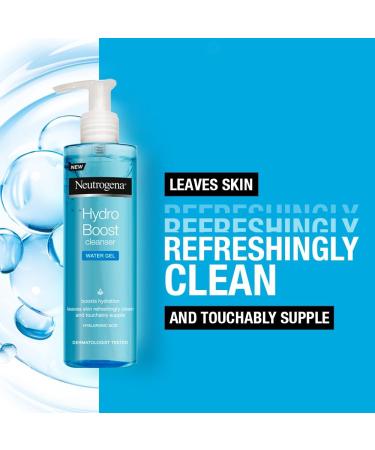 Neutrogena Hydro Boost Water Gel Cleanser 200ml - Hydrating Face Wash - Buy Online on GoSupps.com